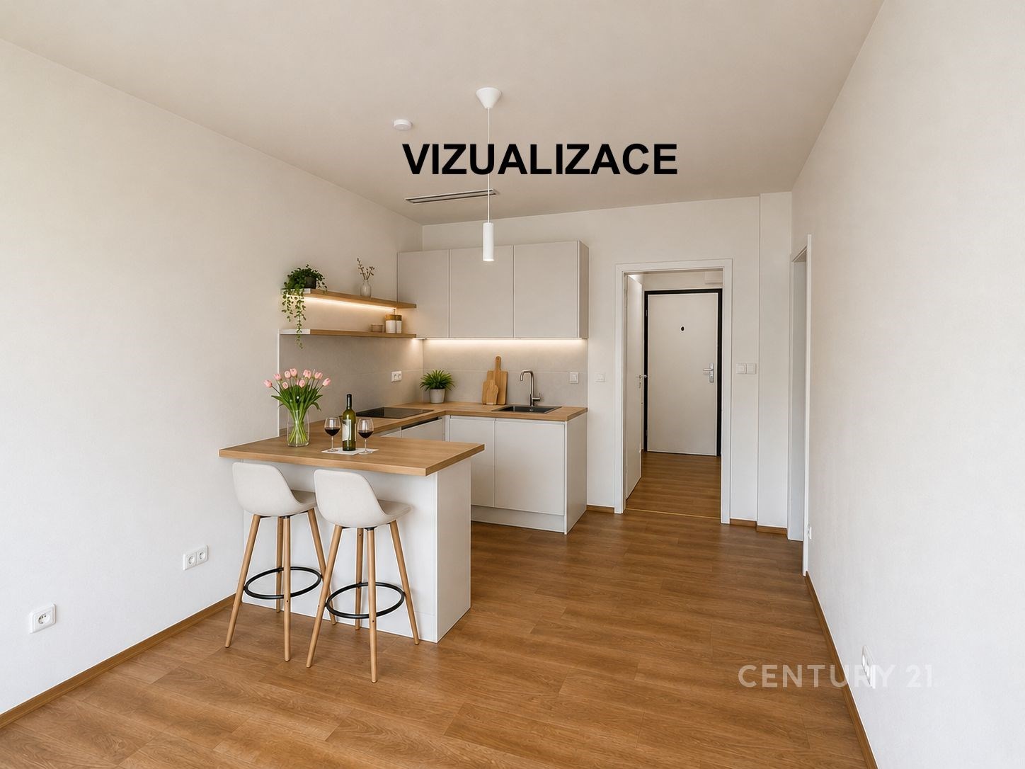 Vizualizace dokončení kuchyně
