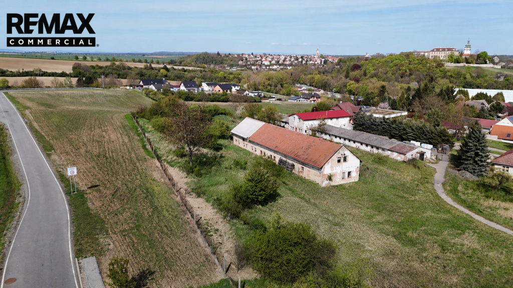 pohled na pozemky
