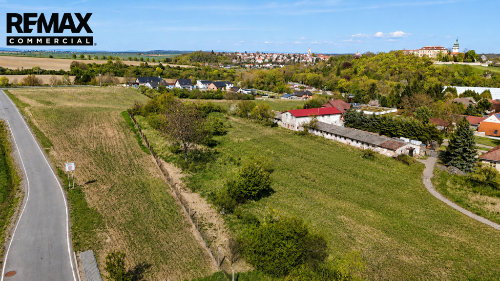 pohled na pozemky