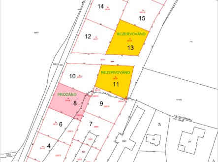 Prodej pozemku pro bydlení, 800 m²