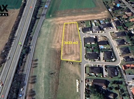Prodej pozemku pro komerční výstavbu, 3 433 m²