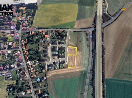 Prodej pozemku pro komerční výstavbu, 3 433 m²
