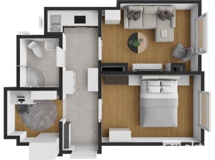 Prodej bytu, 2+kk, 55 m²