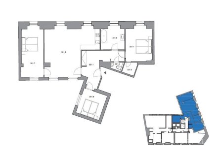 . | Prodej bytu, 4+kk, 108 m²