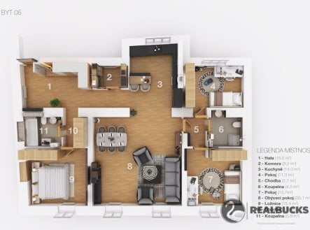 Prodej bytu, 4+1, 135 m²