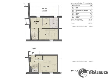 Prodej bytu, 3+kk, 76 m²