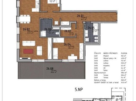 Prodej bytu, 4+kk, 148 m²