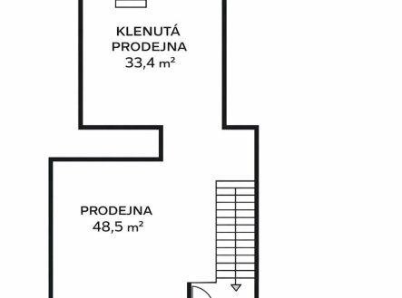 Pronájem obchodní prostory, 82 m²