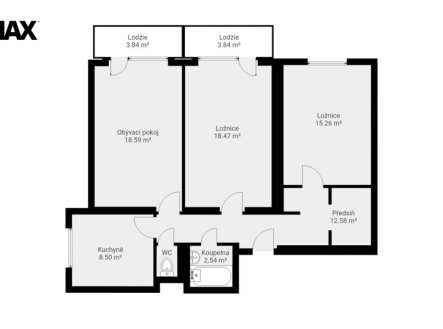 Prodej bytu, 3+1, 78 m²