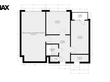 Prodej bytu, 3+kk, 65 m²
