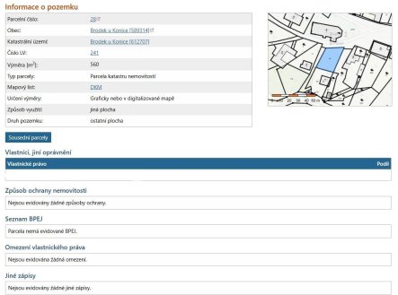 Prodej pozemku pro bydlení, 560 m²