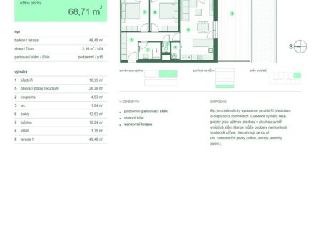 Prodej bytu, 3+kk, 120 m²