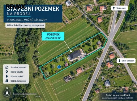 Prodej pozemku pro bydlení, 2 463 m²