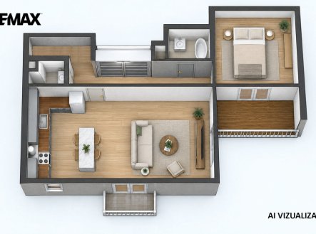 Prodej bytu, 2+kk, 75 m²