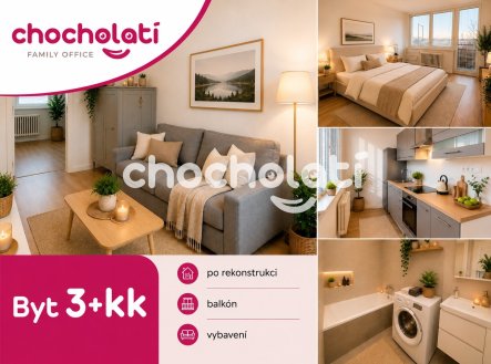 Prodej bytu, 3+kk, 60 m²