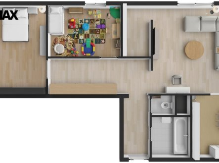 Prodej bytu, 3+1, 60 m²