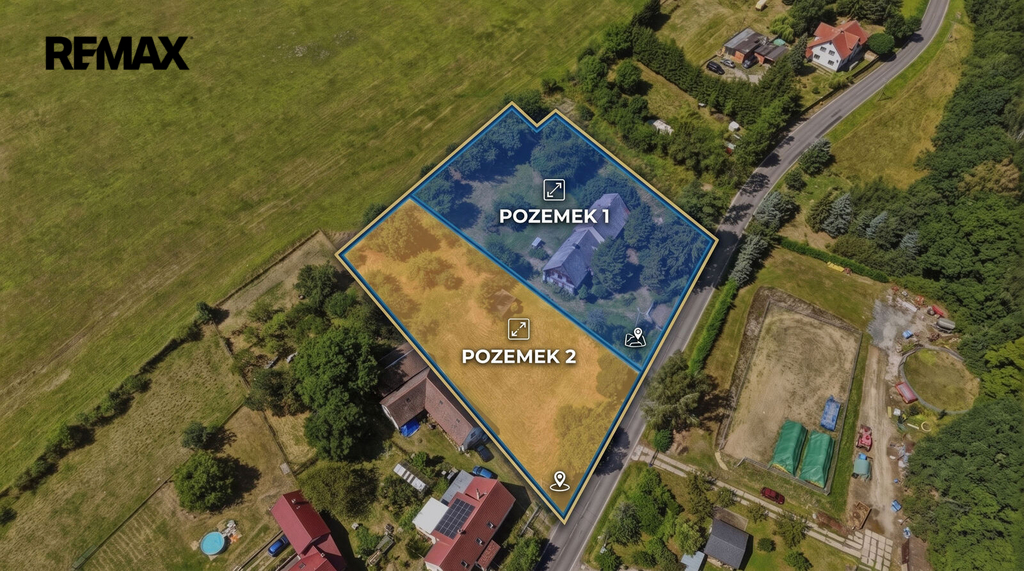 Potenciál rozdělení na dvě části