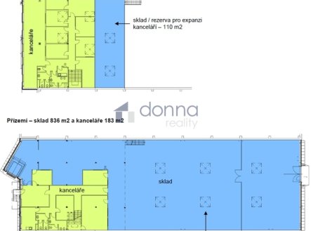 Pronájem skladu, 1 395 m²