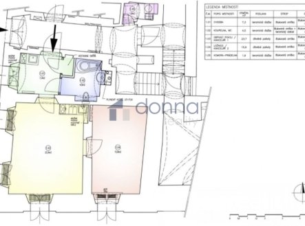 Pronájem kanceláře, 54 m²
