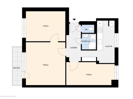 Prodej bytu, 3+1, 69 m²