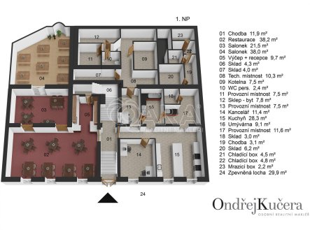 Prodej hotel, 832 m²