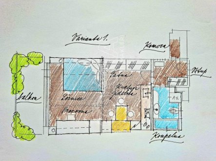 Prodej bytu, 2+kk, 61,3 m²