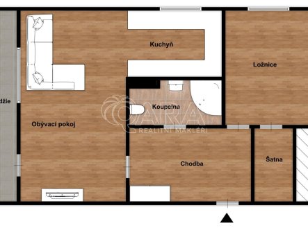 Prodej bytu, 2+1, 65 m²
