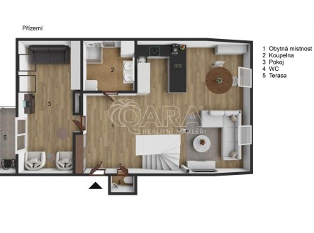 Prodej bytu, 3+kk, 122 m²