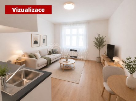 Pronájem bytu, 1+kk, 32 m²
