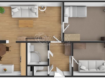 Prodej bytu, 3+1, 56 m²