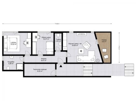 Prodej chaty/rekreačního objektu, 63,9 m²