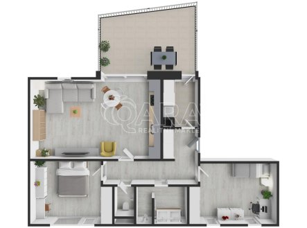 Pronájem bytu, 3+kk, 74 m²