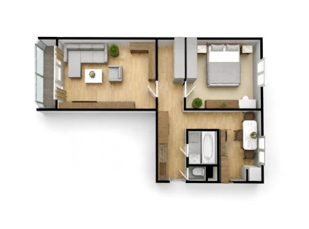 Prodej bytu, 2+1, 55 m²