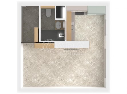Pronájem bytu, 1+1, 33 m²