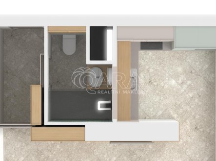 Pronájem bytu, 1+1, 33 m²