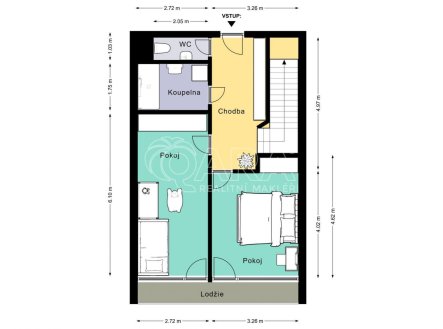 fotografie | Pronájem bytu, 3+kk, 88 m²