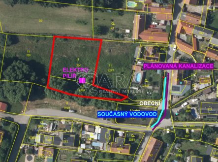 Prodej pozemku pro bydlení, 1 555 m²