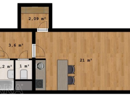 Prodej bytu, 1+kk, 30 m²