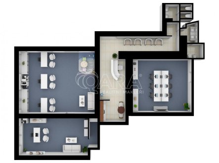 Pronájem kanceláře, 168 m²
