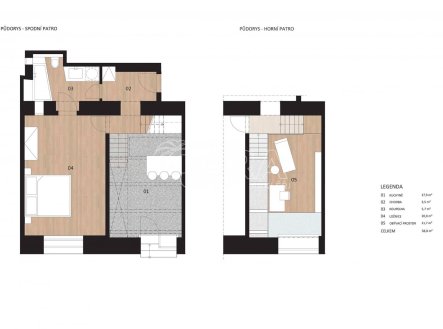 Pronájem kanceláře, 60 m²