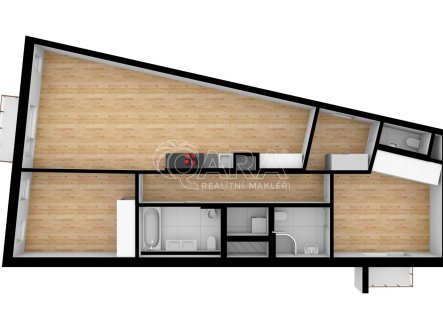 Pronájem bytu, 3+kk, 117 m²