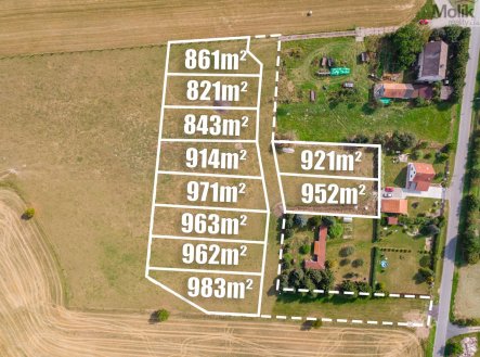 Prodej pozemku pro bydlení, 921 m²