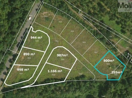 Prodej pozemku pro bydlení, 1 155 m²