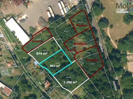 Prodej pozemku pro bydlení, 883 m²