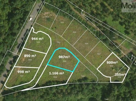 Prodej pozemku pro bydlení, 987 m² obrázek
