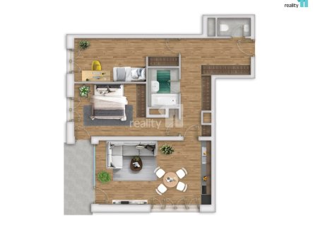 Prodej bytu, 2+kk, 88 m²