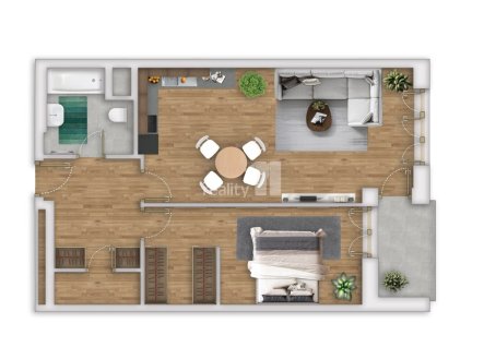 Prodej bytu, 2+kk, 69 m²