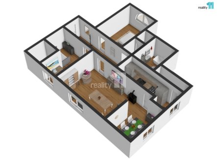 Pronájem bytu, 3+1, 101 m²
