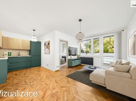 Prodej bytu, 1+1, 44 m²
