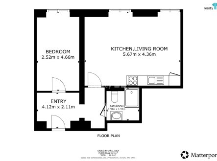 Prodej bytu, 2+kk, 51 m²